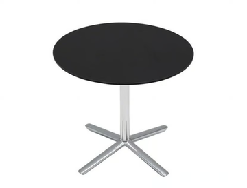 QUATTRO OCCASIONAL HPL ROUND - Round low HPL coffee table by Andreu World - view 3
